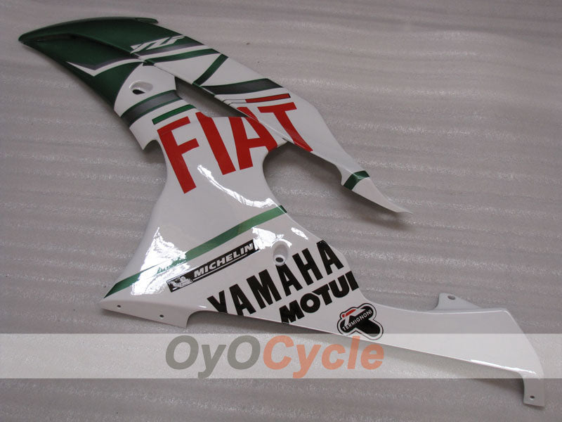 Einspritz-Verkleidungssatz für YZF-R6 08-16 - Armeegrün, Weiß - FIAT #OYO87905943
