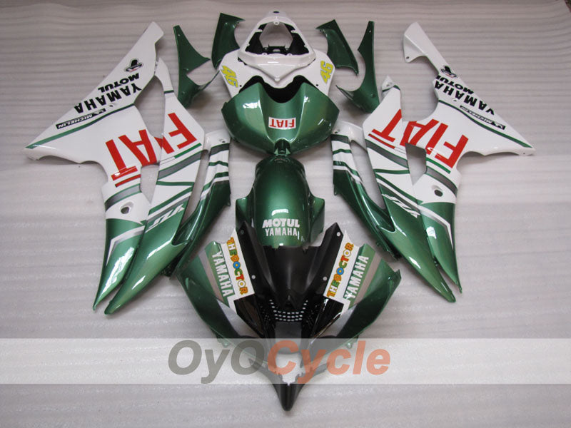 Einspritz-Verkleidungssatz für YZF-R6 08-16 - Armeegrün, Weiß - FIAT #OYO87905943 Zweitbild