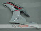 Einspritz-Verkleidungssatz für YZF-R6 08-16 - Weiß, Silber - Werksstil #OYO87905946
