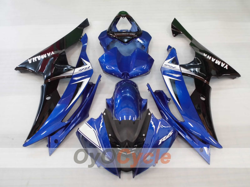 Einspritz-Verkleidungssatz für YZF-R6 08-16 - Blau, Schwarz - Werksstil #OYO87905947 Zweitbild