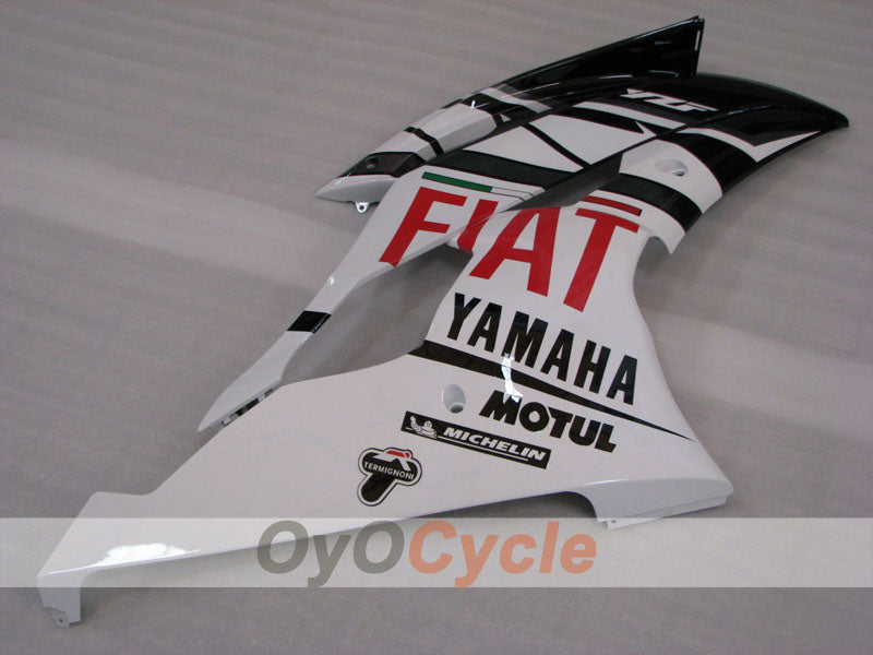 Einspritz-Verkleidungssatz für YZF-R6 08-16 - Weiß, Schwarz - FIAT #OYO87905948
