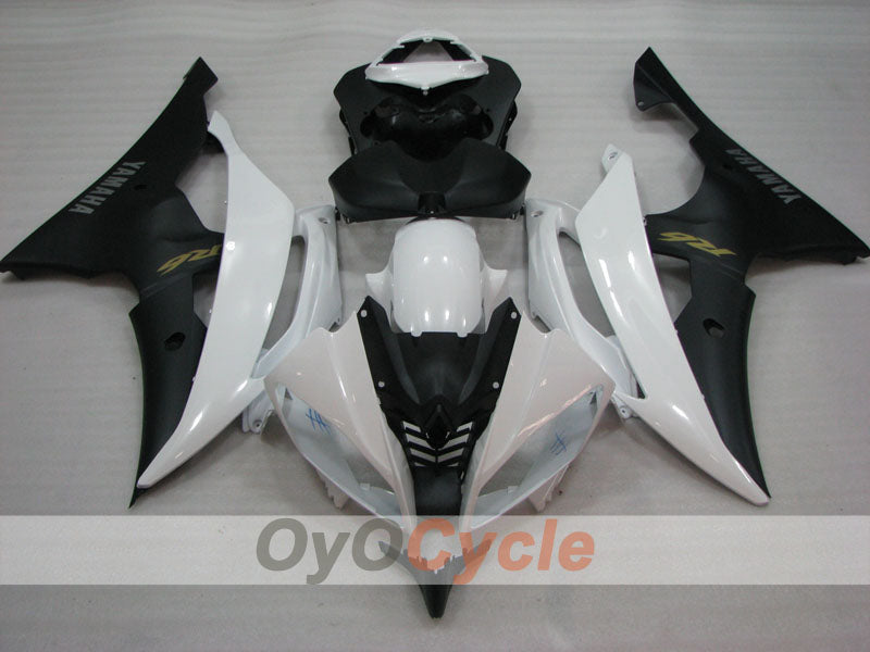 Einspritz-Verkleidungssatz für YZF-R6 08-16 - Weiß, Schwarz, Matt - Werksstil #OYO87905949 Zweitbild