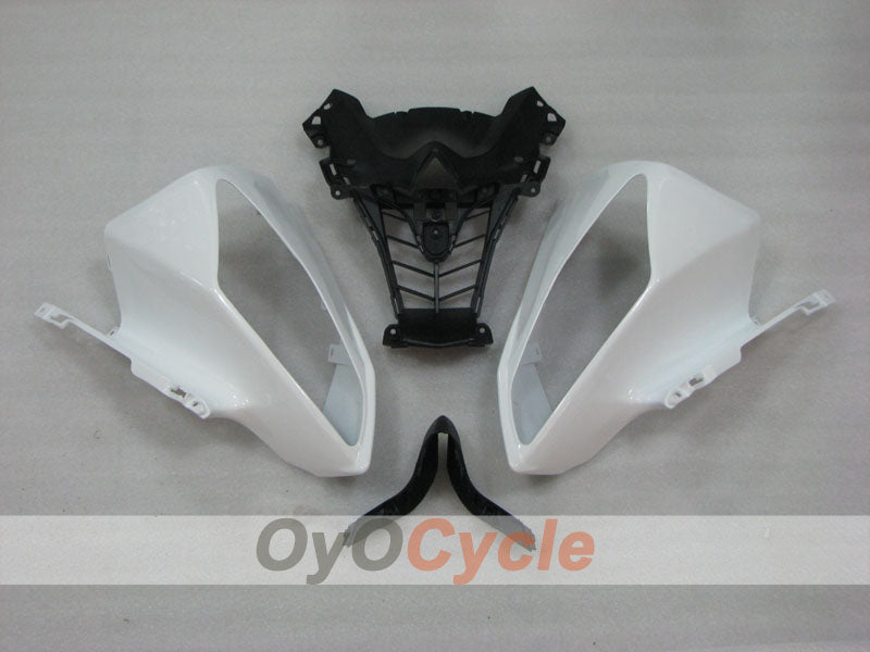 Einspritz-Verkleidungssatz für YZF-R6 08-16 - Weiß, Schwarz, Matt - Werksstil #OYO87905949