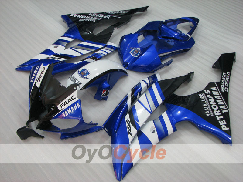 Einspritz-Verkleidungssatz für YZF-R6 08-16 - Blau, Weiß, Schwarz - PETRONAS #OYO87905953 Zweitbild