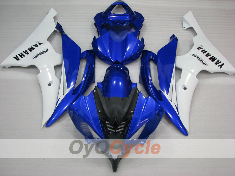 Einspritz-Verkleidungssatz für YZF-R6 08-16 - Blau, Weiß - Werksstil #OYO87905954