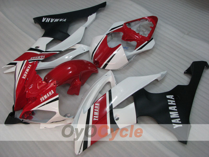 Verkleidungssatz für Einspritzmodelle 08-16 YZF-R6 - Rot, Weiß, Schwarz - Werksdesign #OYO87905955 Zweitbild