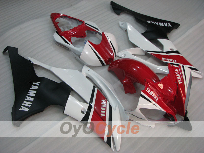 Verkleidungssatz für Einspritzmodelle 08-16 YZF-R6 - Rot, Weiß, Schwarz - Werksdesign #OYO87905955 Hauptbild