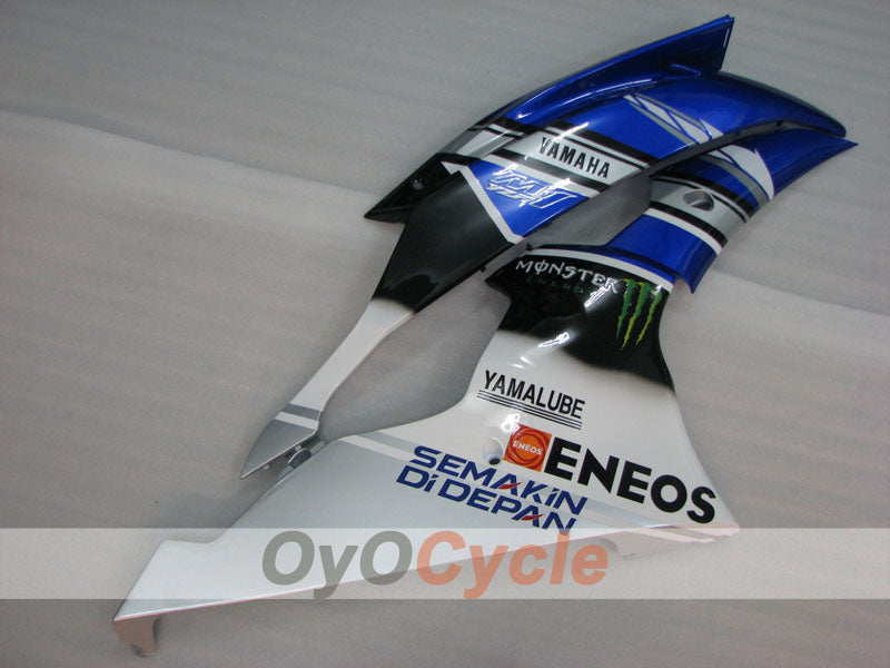Verkleidungssatz für Einspritzmodelle 08-16 YZF-R6 - Blau, Weiß, Schwarz - Monster #OYO87905957