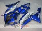 Verkleidungssatz für Einspritzmodelle 08-16 YZF-R6 - Blau, Weiß, Schwarz - Werksdesign #OYO87905958