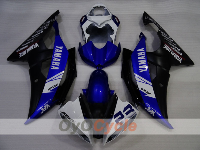 Verkleidungssatz für Einspritzmodelle 08-16 YZF-R6 - Blau, Weiß, Schwarz - Werksdesign #OYO87905962 Zweitbild