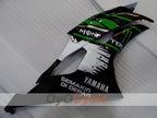 Verkleidungssatz für Einspritzmodelle 08-16 YZF-R6 - Grün, Weiß, Schwarz - Monster #OYO87905963
