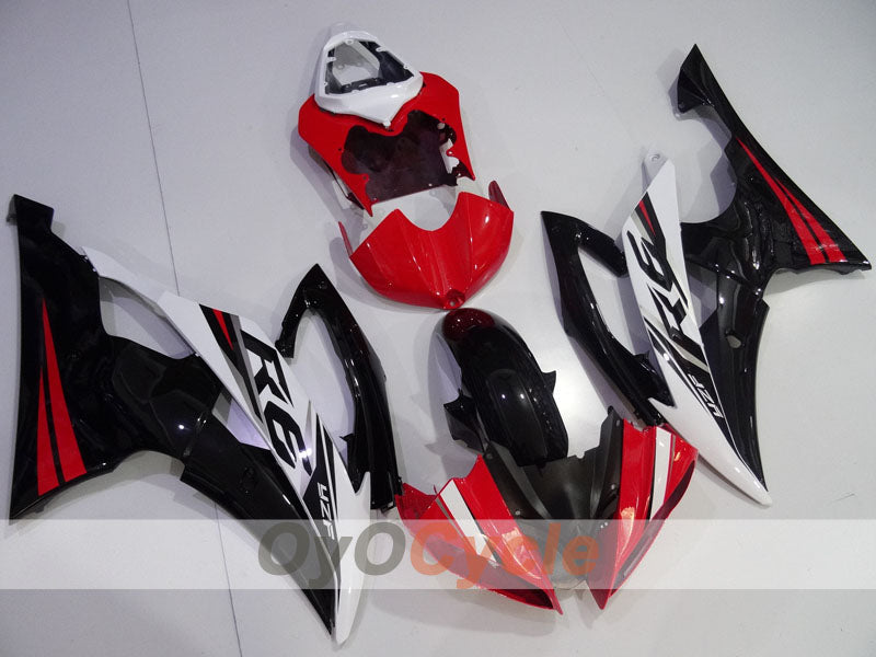 Verkleidungssatz für Einspritzmodelle 08-16 YZF-R6 - Rot, Weiß, Schwarz - Werksdesign #OYO87905964