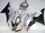 Verkleidungssatz für Einspritzmodelle 08-16 YZF-R6 - Schwarz, Silber - Werksdesign #OYO87905965