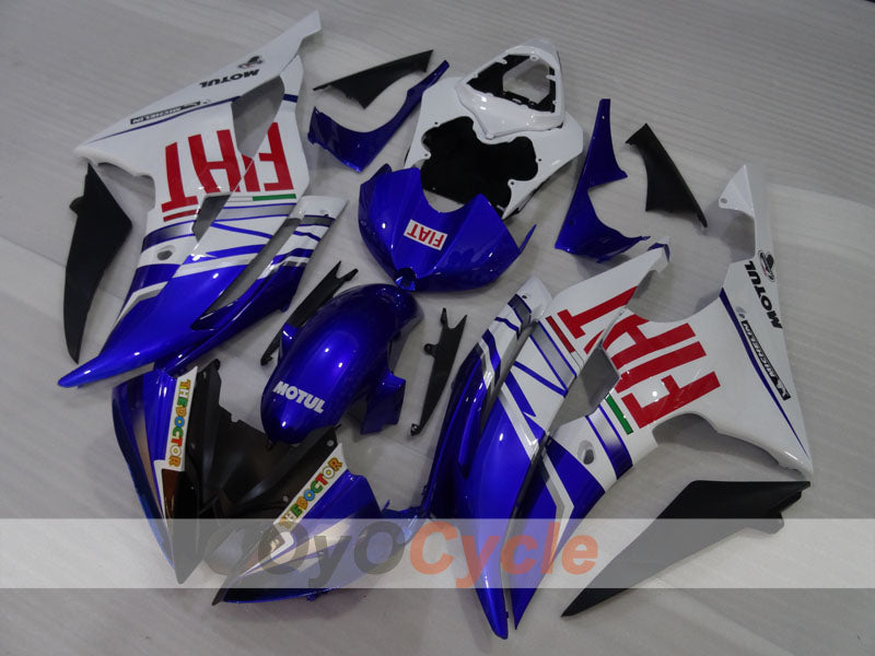 Einspritz-Verkleidungskit für YZF-R6 08-16 - Blau, Weiß - FIAT #OYO87905967