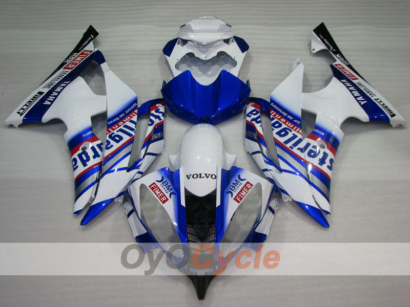 Einspritz-Verkleidungskit für YZF-R6 08-16 - Blau, Weiß - Sterilgarda #OYO87905971