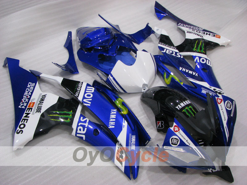 Einspritz-Verkleidungskit für YZF-R6 08-16 - Blau, Weiß - Movistar #OYO87905973