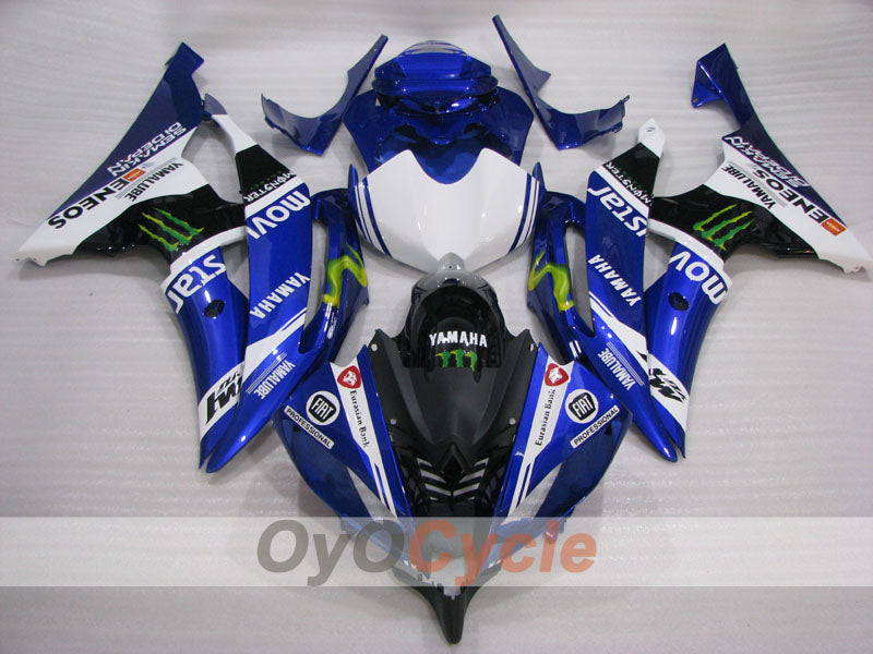 Einspritz-Verkleidungskit für YZF-R6 08-16 - Blau, Weiß - Movistar #OYO87905973