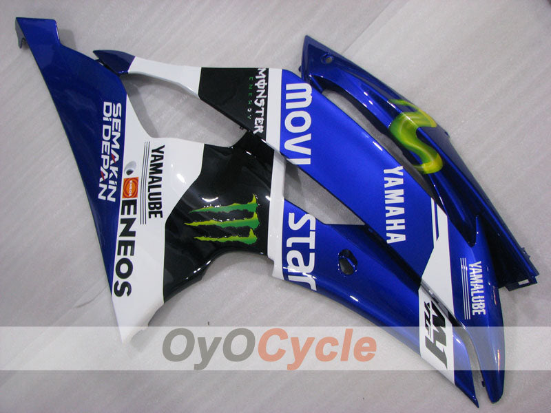 Linke und rechte Seitenverkleidung für Yamaha 08-16 YZF-R6 #OYO87912876