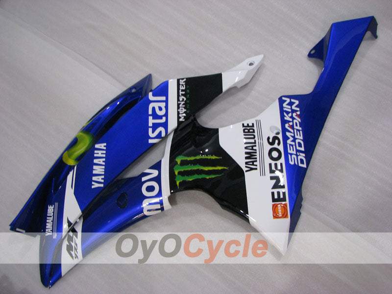 Linke und rechte Seitenverkleidung für Yamaha 08-16 YZF-R6 #OYO87912876
