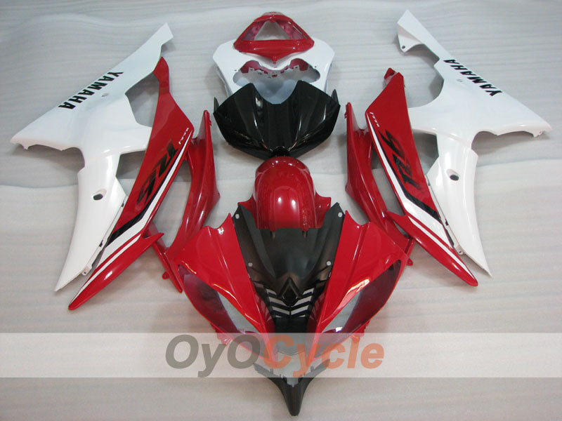 Einspritz-Verkleidungskit für YZF-R6 08-16 - Rot, Weiß - Werksstil #OYO87905974 Zweitbild
