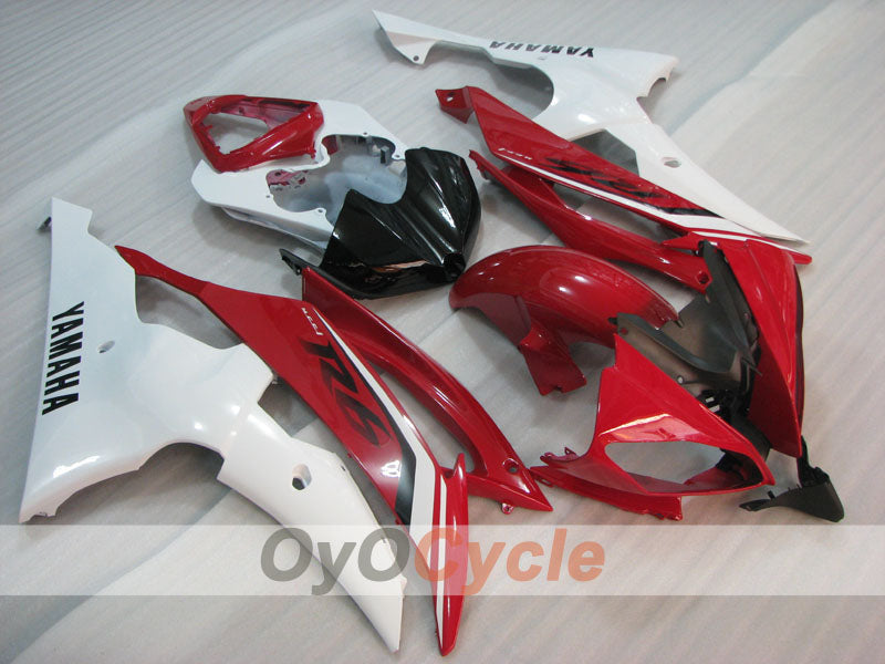Einspritz-Verkleidungskit für YZF-R6 08-16 - Rot, Weiß - Werksstil #OYO87905974 Hauptbild