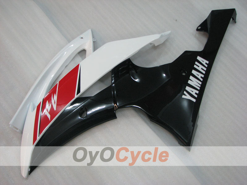 Einspritz-Verkleidungskit für YZF-R6 08-16 - Rot, Weiß, Schwarz - Werksstil #OYO87905975