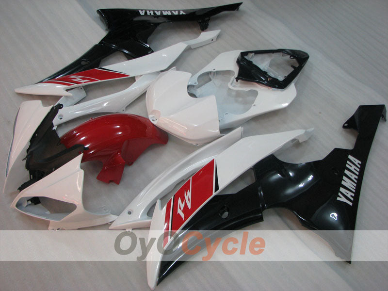 Einspritz-Verkleidungskit für YZF-R6 08-16 - Rot, Weiß, Schwarz - Werksstil #OYO87905975