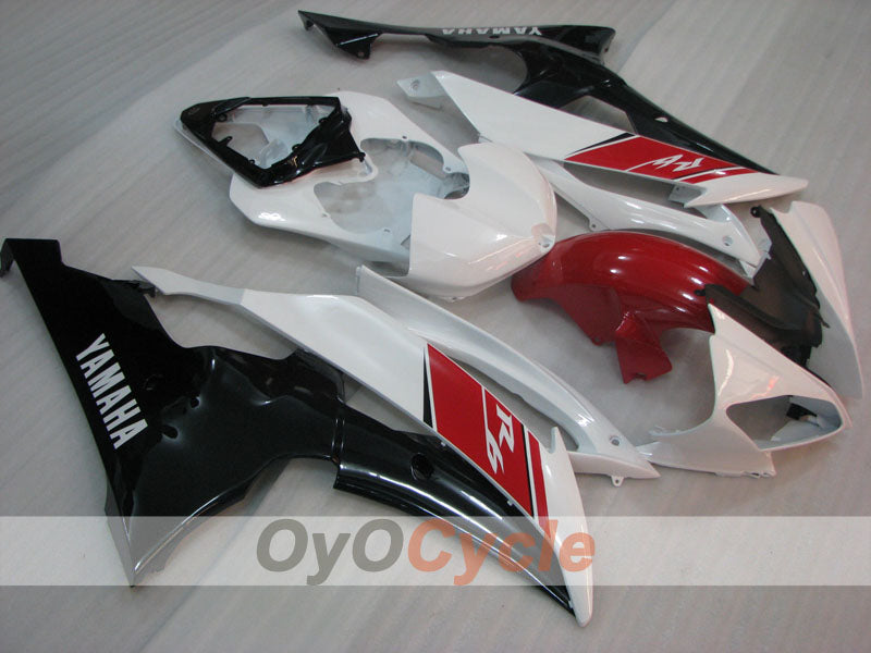 Einspritz-Verkleidungskit für YZF-R6 08-16 - Rot, Weiß, Schwarz - Werksstil #OYO87905975