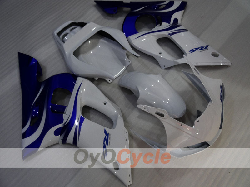 Einspritz-Verkleidungskit für YZF-R6 98-02 - Blau, Weiß - Werksstil #OYO87905976