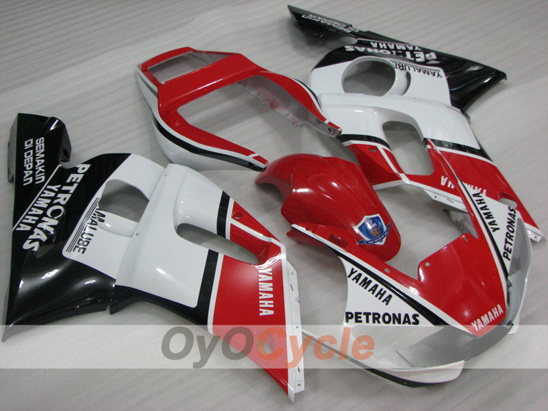 Einspritz-Verkleidungskit für YZF-R6 98-02 - Rot, Weiß, Schwarz - PETRONAS #OYO87905979