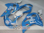 Einspritzverkleidungssatz für YZF-R6 98-02 - Blau, Weiß - FIAT #OYO87905980