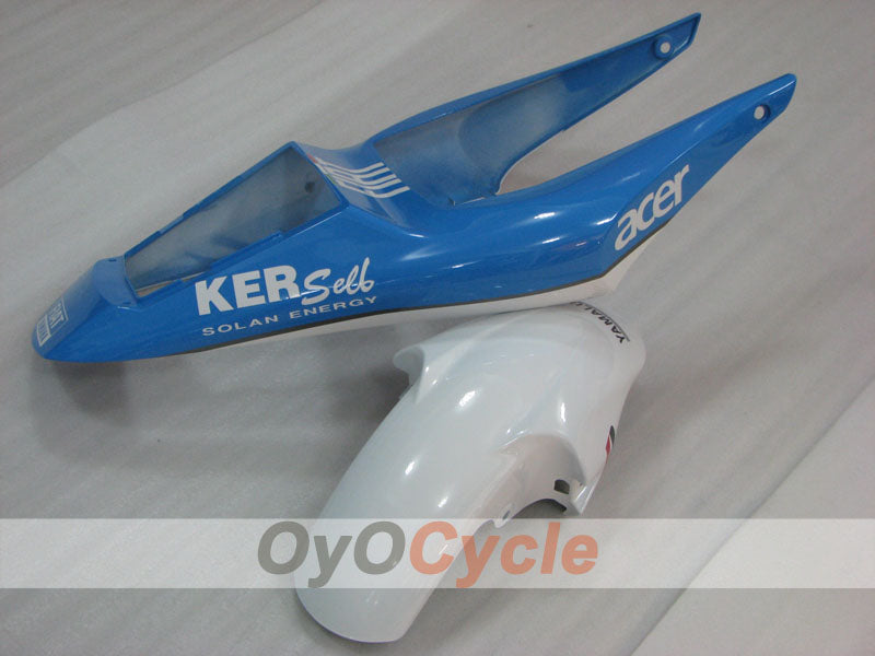 Einspritzverkleidungssatz für YZF-R6 98-02 - Blau, Weiß - FIAT #OYO87905980