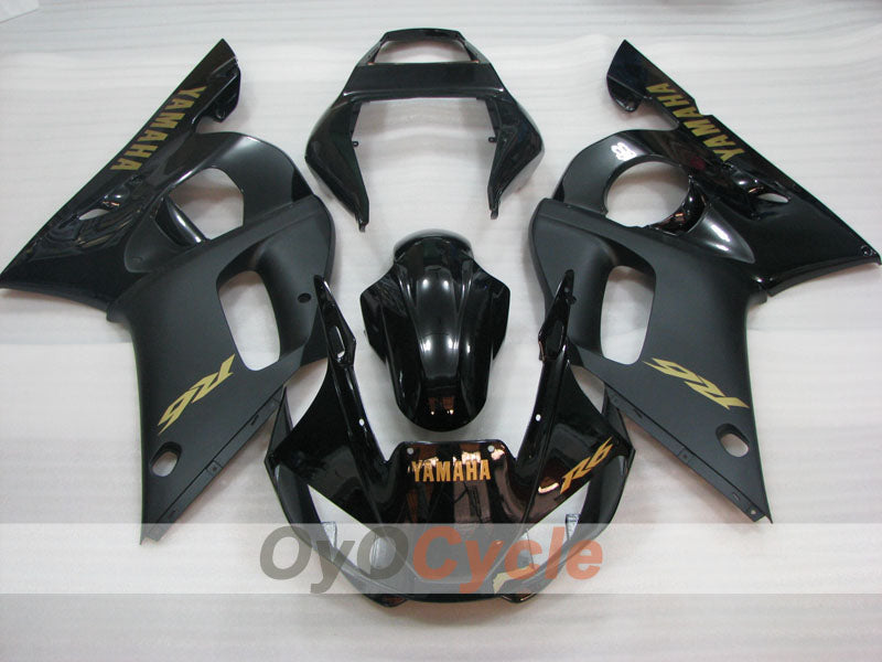 Einspritzverkleidungssatz für YZF-R6 98-02 - Schwarz - Werksstil #OYO87905981