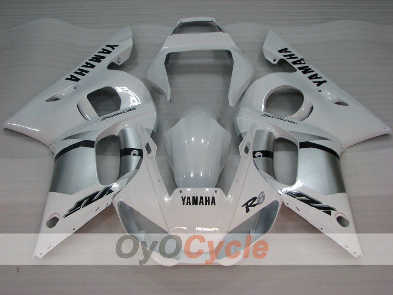 Einspritzverkleidungssatz für YZF-R6 98-02 - Weiß - Werksstil #OYO87905982