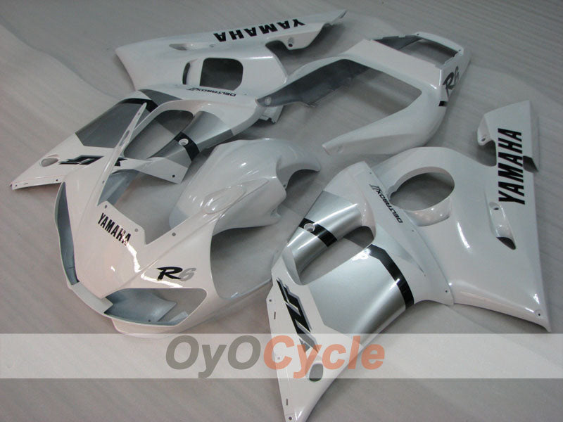 Einspritzverkleidungssatz für YZF-R6 98-02 - Weiß - Werksstil #OYO87905982