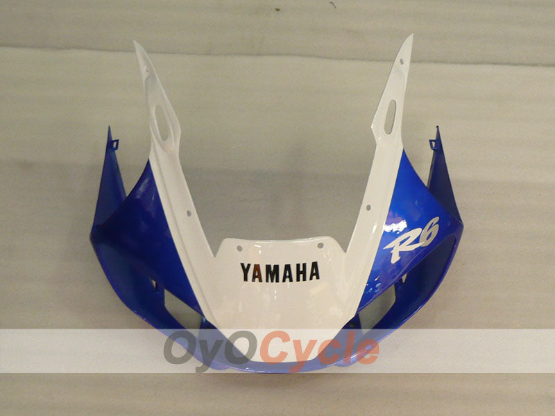 Einspritzverkleidungssatz für YZF-R6 98-02 - Blau, Weiß, Schwarz - Werksstil #OYO87905983