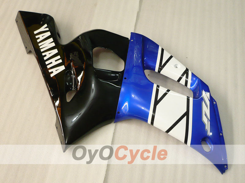 Einspritzverkleidungssatz für YZF-R6 98-02 - Blau, Weiß, Schwarz - Werksstil #OYO87905983