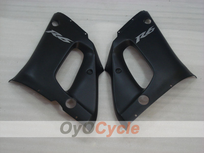 Einspritzverkleidungssatz für YZF-R6 98-02 - Schwarz, Matt - Werksstil #OYO87905985