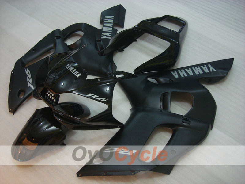 Einspritzverkleidungssatz für YZF-R6 98-02 - Schwarz, Matt - Werksstil #OYO87905985