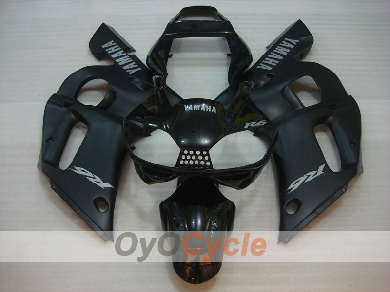 Einspritzverkleidungssatz für YZF-R6 98-02 - Schwarz, Matt - Werksstil #OYO87905985
