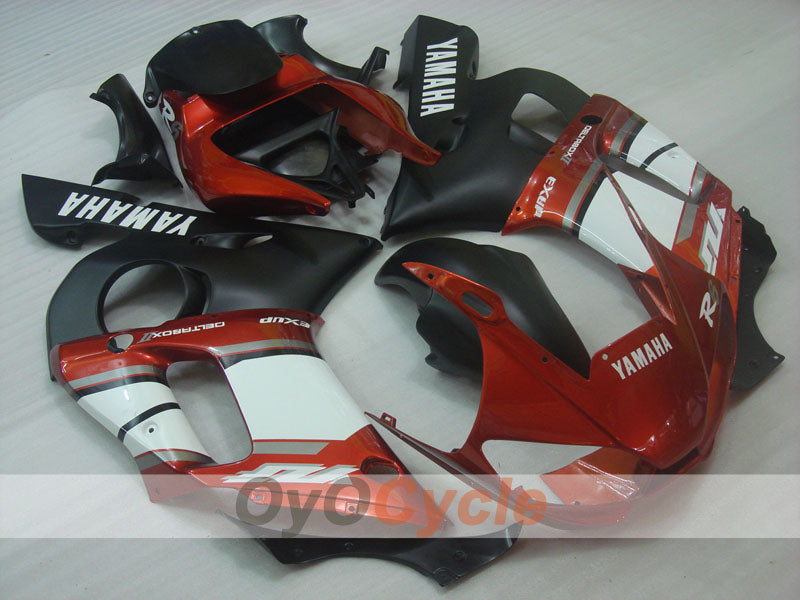 Einspritzverkleidungssatz für YZF-R6 98-02 - Rot, Weiß, Schwarz - Werksstil #OYO87905986