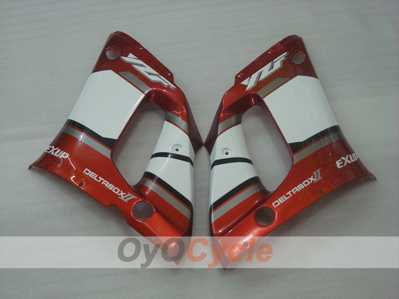 Einspritzverkleidungssatz für YZF-R6 98-02 - Rot, Weiß, Schwarz - Werksstil #OYO87905986
