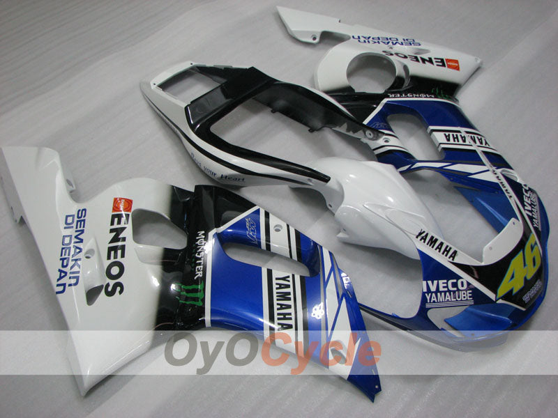 Einspritzverkleidungssatz für YZF-R6 98-02 - Blau, Weiß, Schwarz - Monster #OYO87905989 Hauptbild