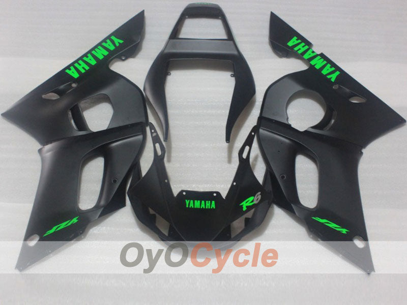 Einspritzverkleidungssatz für YZF-R6 98-02 - Schwarz, Matt - Werksstil #OYO87905990 Hauptbild