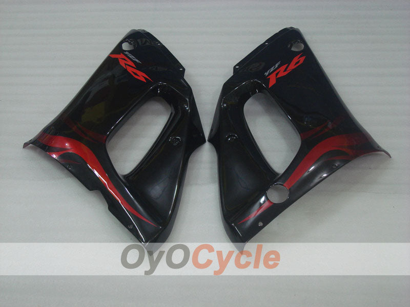 Linke und rechte Seitenverkleidung für Yamaha 98-02 YZF-R6 #OYO87911951 Zweitbild