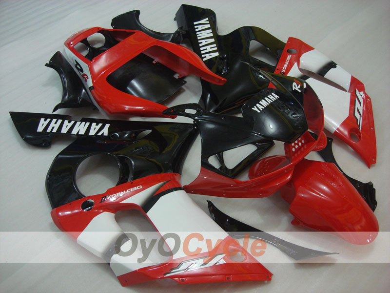 Einspritz-Verkleidungssatz für YZF-R6, Baujahr 98-02 - Rot, Weiß, Schwarz - Werksdesign #OYO87905997