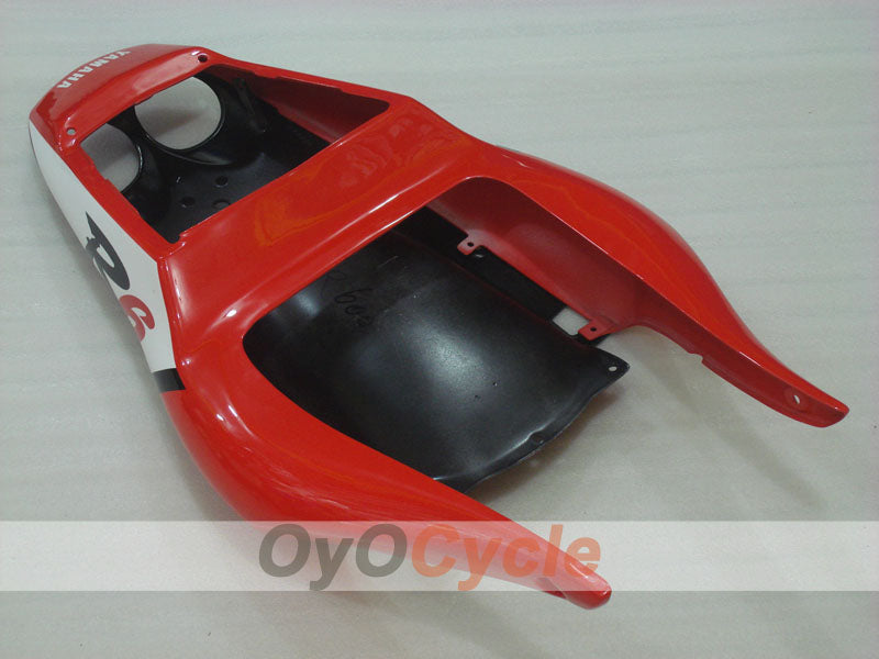 Einspritz-Verkleidungssatz für YZF-R6, Baujahr 98-02 - Rot, Weiß, Schwarz - Werksdesign #OYO87905997