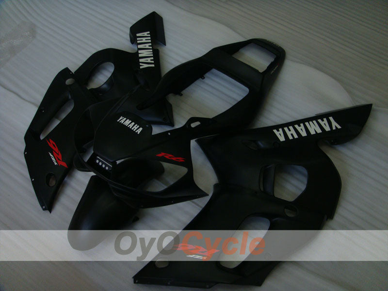 Einspritz-Verkleidungssatz für YZF-R6, Baujahr 98-02 - Schwarz, Matt - Werksdesign #OYO87906003 Zweitbild