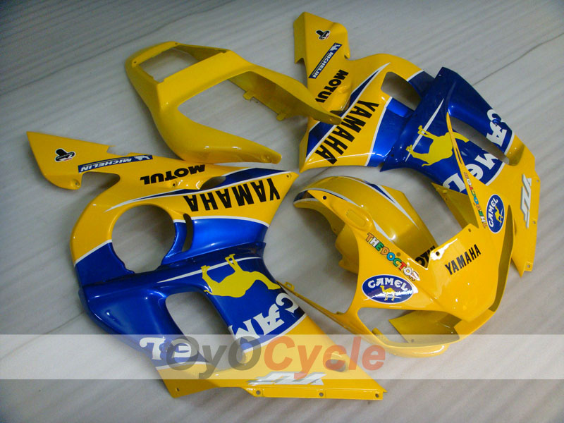Verkleidungssatz für Einspritzung für YZF-R6 98-02 - Gelb, Blau - Camel, MOTUL #OYO87906007 Hauptbild