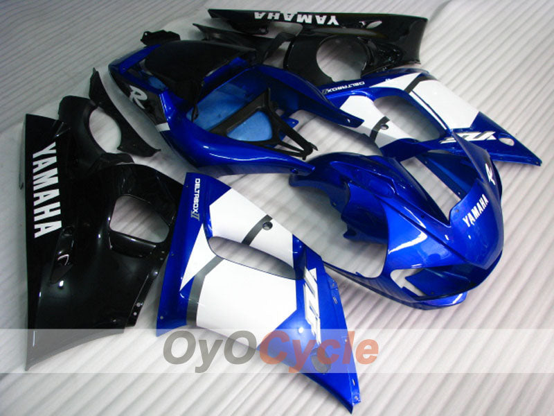 Verkleidungssatz für Einspritzung für YZF-R6 98-02 - Blau, Schwarz - Werksstil #OYO87906009 Hauptbild